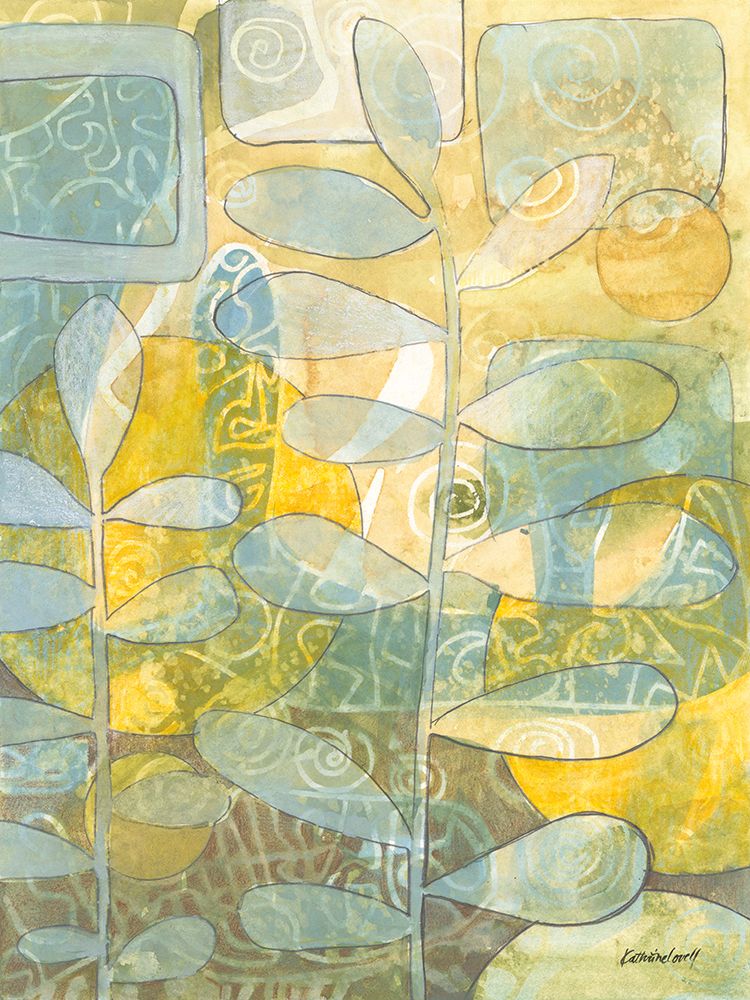Rising Green I art print by Kathrine Lovell for $57.95 CAD