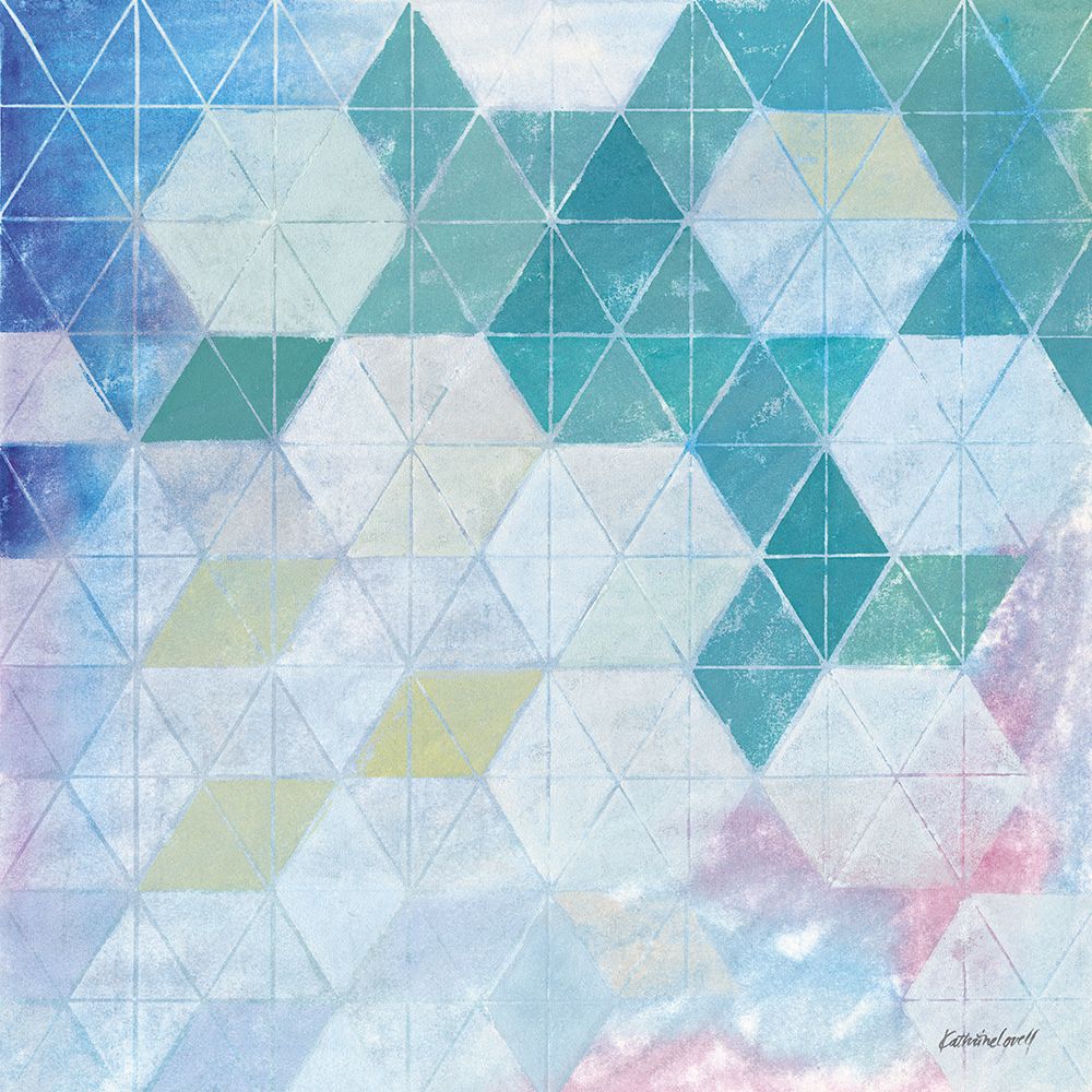 Disappearing Triangles art print by Kathrine Lovell for $57.95 CAD