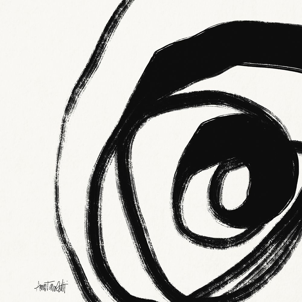 Black and White Abstract III art print by Anne Tavoletti for $57.95 CAD