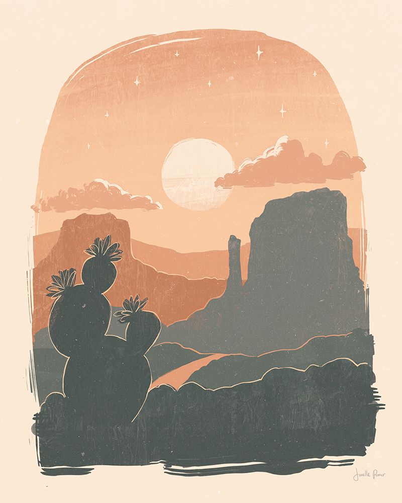 Desert I art print by Janelle Penner for $57.95 CAD