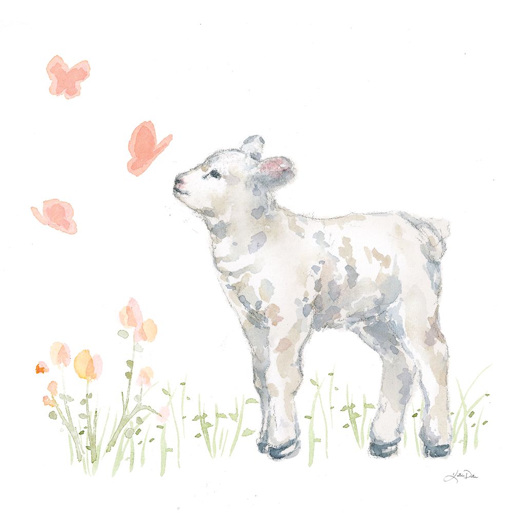 Spring Lamb IV art print by Katrina Pete for $57.95 CAD