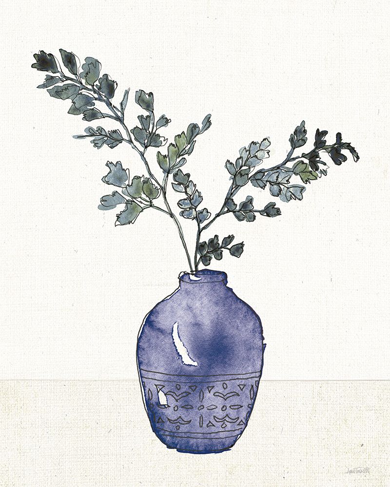 Fresh Farmhouse II Blue art print by Anne Tavoletti for $57.95 CAD