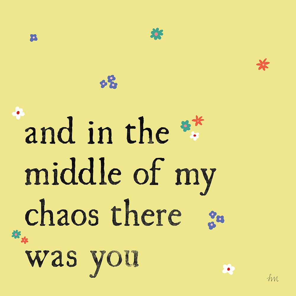 Simple Romance I Colorful art print by Laura Marshall for $57.95 CAD
