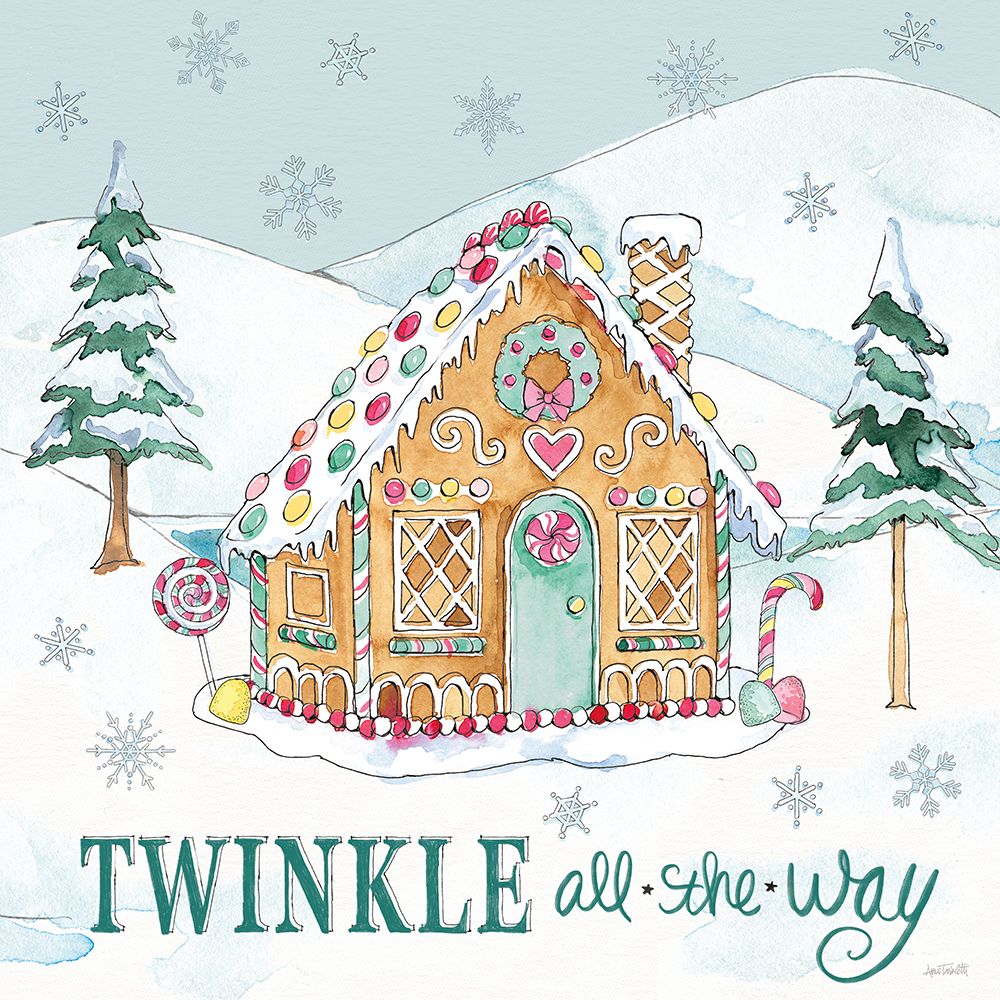 Holiday Trimmings IV art print by Anne Tavoletti for $57.95 CAD