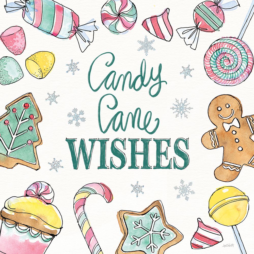 Holiday Trimmings VII art print by Anne Tavoletti for $57.95 CAD