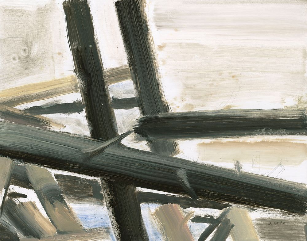 Neutral Abstract art print by James Wiens for $57.95 CAD