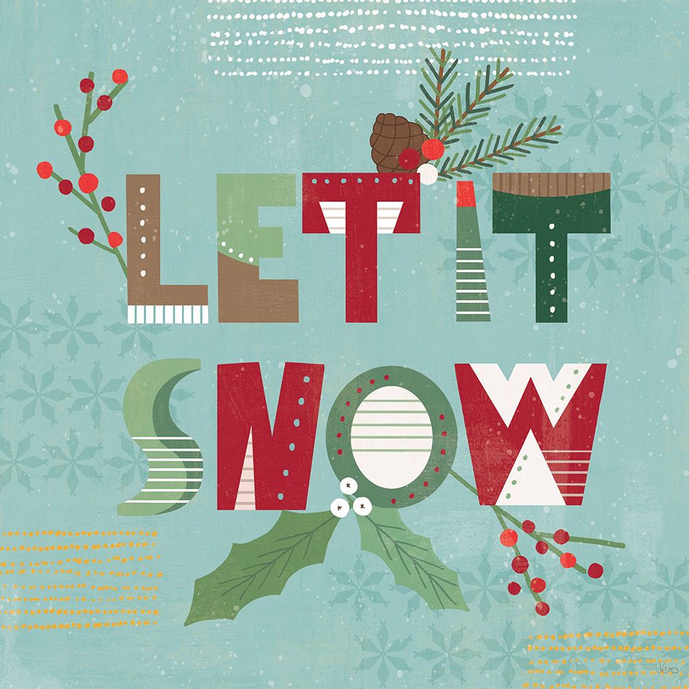 Mod Holiday VII art print by Veronique Charron for $57.95 CAD
