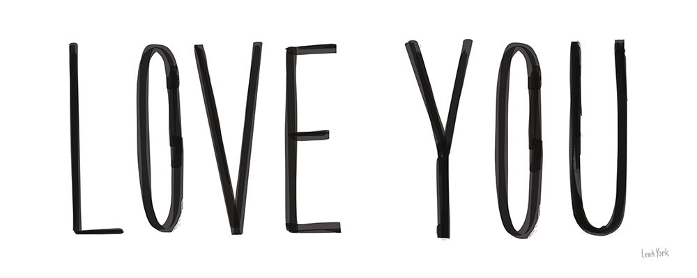 Valentines III Love You art print by Leah York for $57.95 CAD