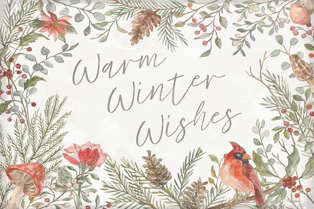 Woodland Christmas I art print by Silvia Vassileva for $57.95 CAD