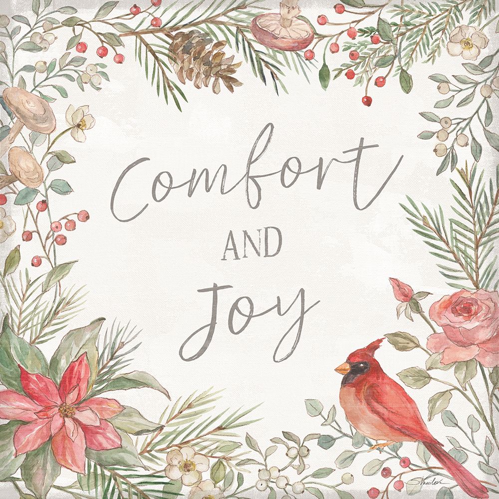 Woodland Christmas III art print by Silvia Vassileva for $57.95 CAD