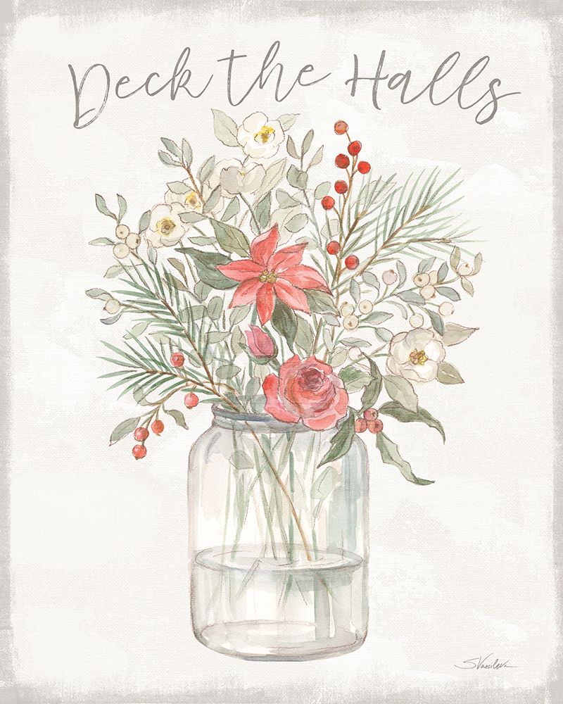 Woodland Christmas V art print by Silvia Vassileva for $57.95 CAD