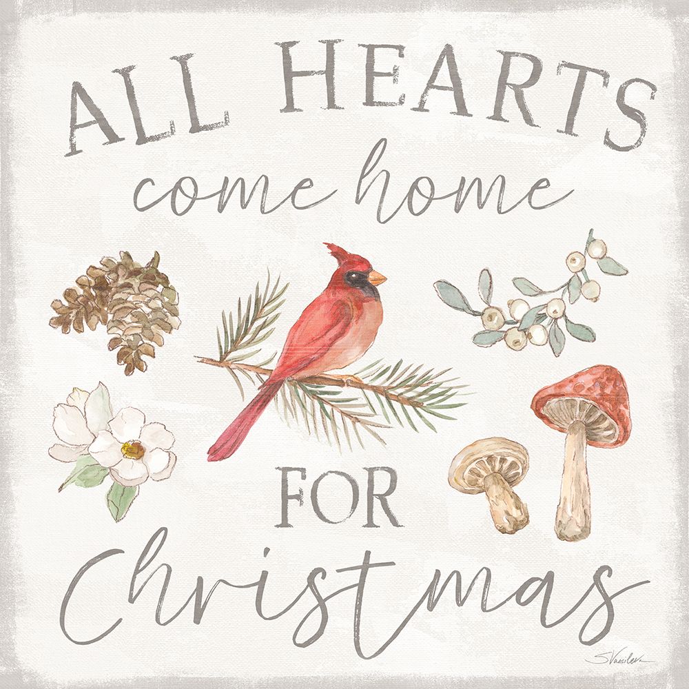 Woodland Christmas VI art print by Silvia Vassileva for $57.95 CAD