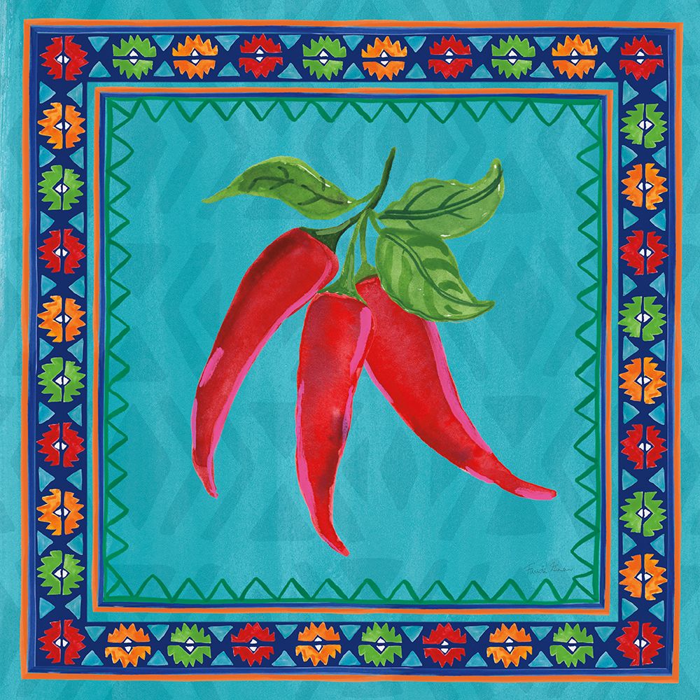 Mucho Caliente I art print by Farida Zaman for $57.95 CAD