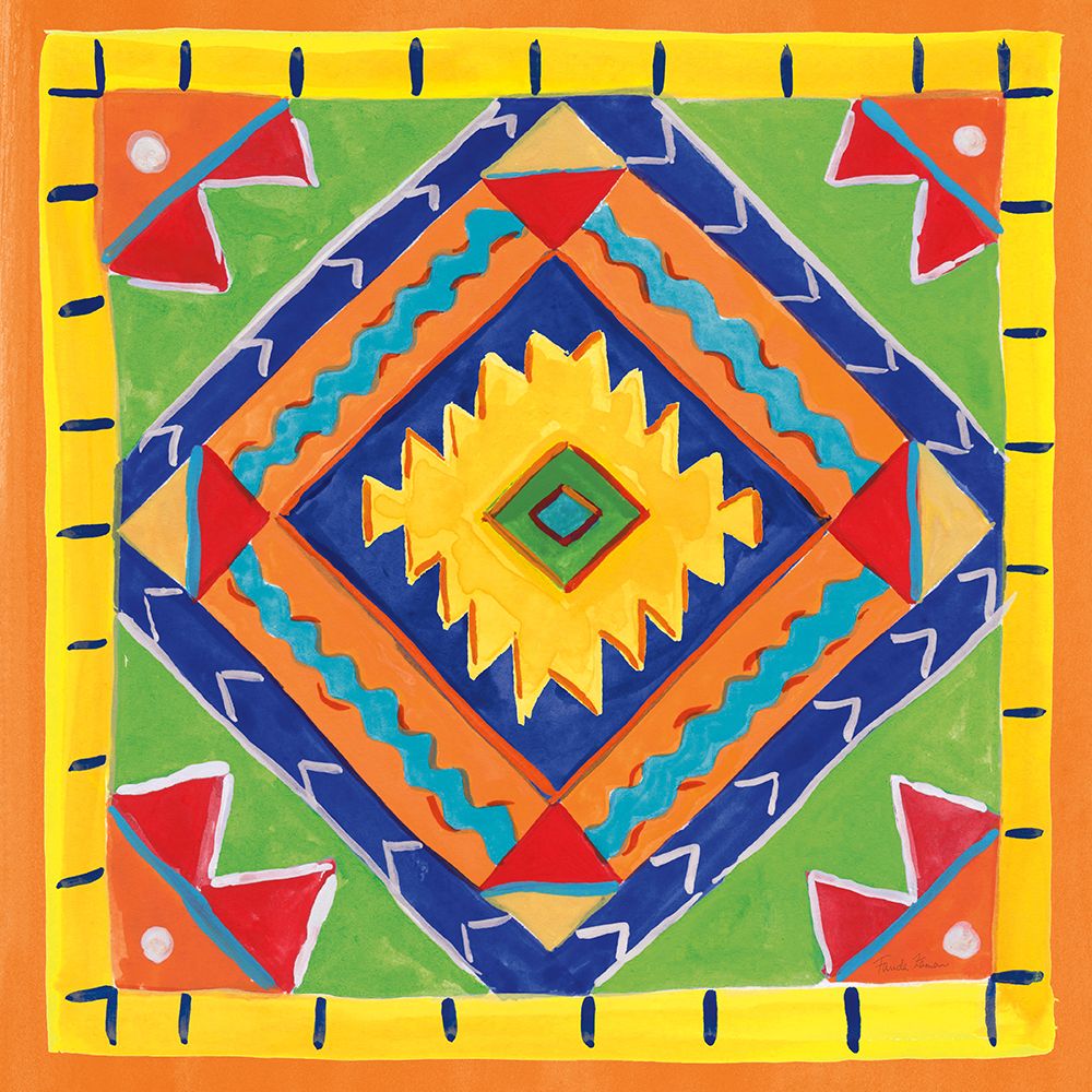 Mucho Caliente VII art print by Farida Zaman for $57.95 CAD