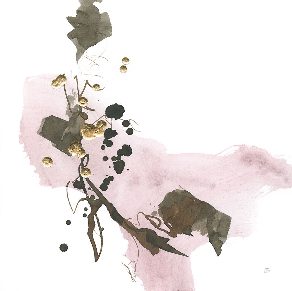 Gold Dots IV Pink art print by Chris Paschke for $57.95 CAD