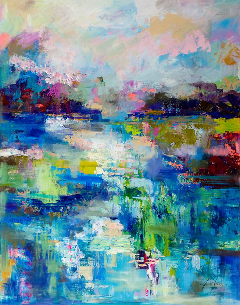 Abstract Evening art print by Jeanette Vertentes for $57.95 CAD