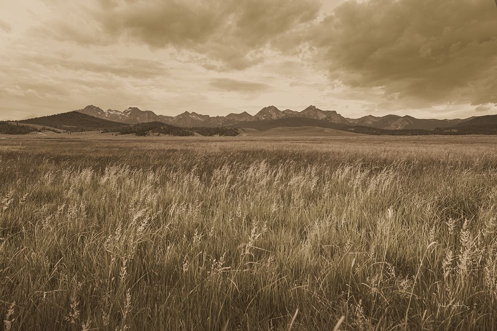 Sawtooth Mountains Idaho II Dark art print by Alan Majchrowicz for $57.95 CAD