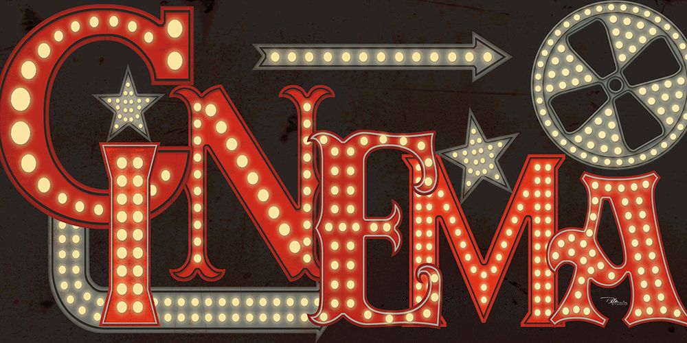 Movie Lights I v2 art print by Pela Studio for $57.95 CAD