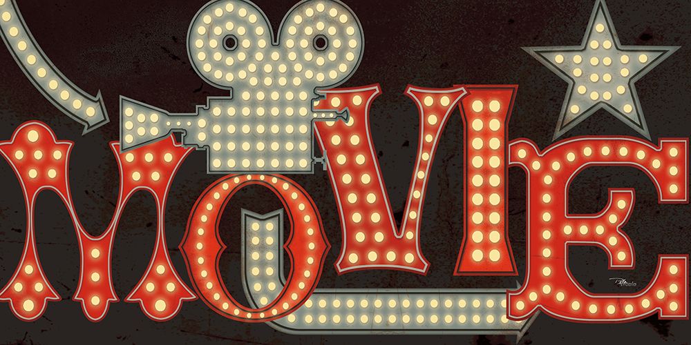 Movie Lights II v2 art print by Pela Studio for $57.95 CAD