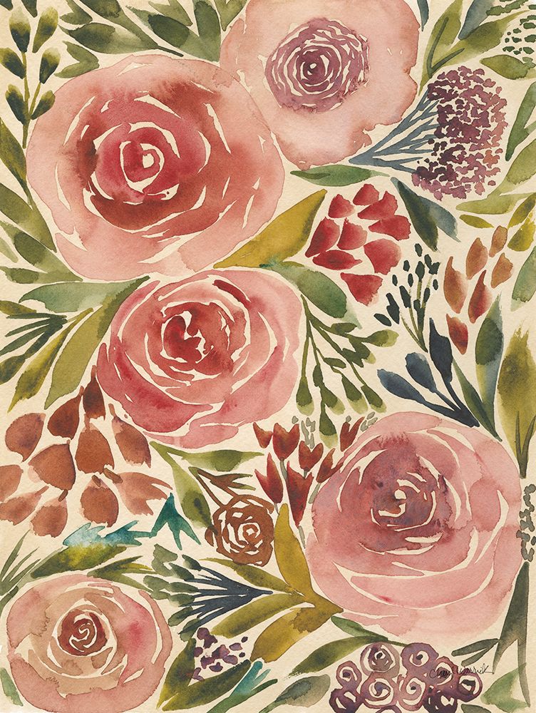 Antique Garden II art print by Cheryl Warrick for $57.95 CAD