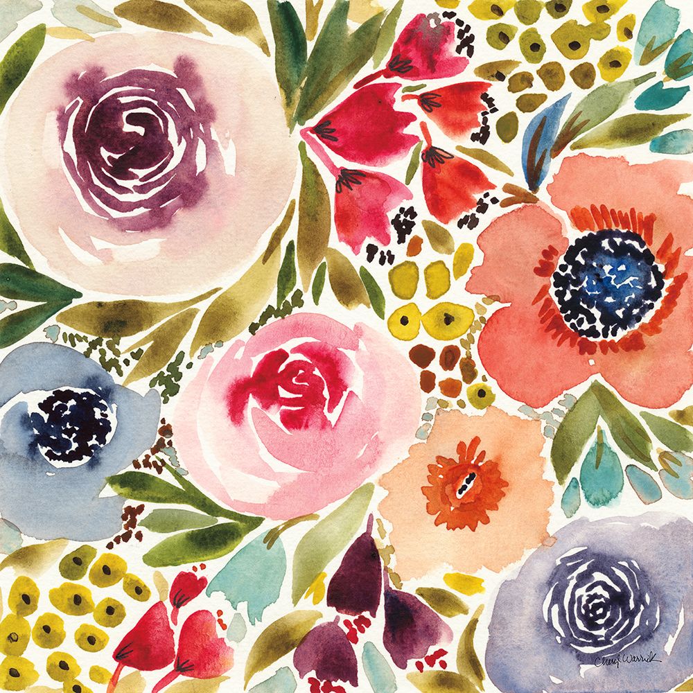 Summer Petals IV art print by Cheryl Warrick for $57.95 CAD