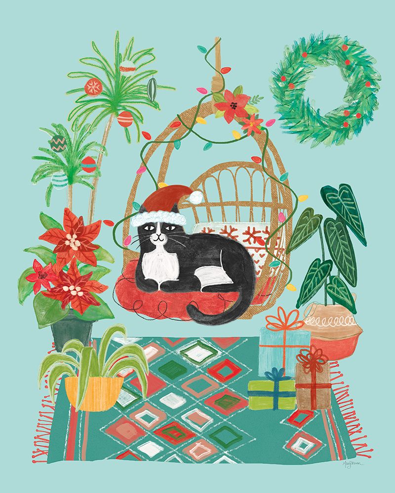 Urban Jungle Christmas I art print by Mary Urban for $57.95 CAD