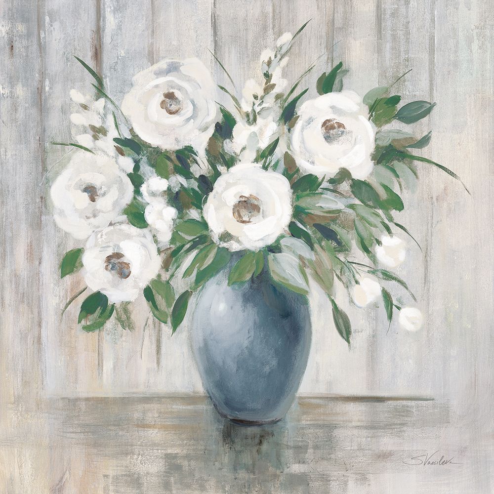 Gray Barn Floral Light art print by Silvia Vassileva for $57.95 CAD