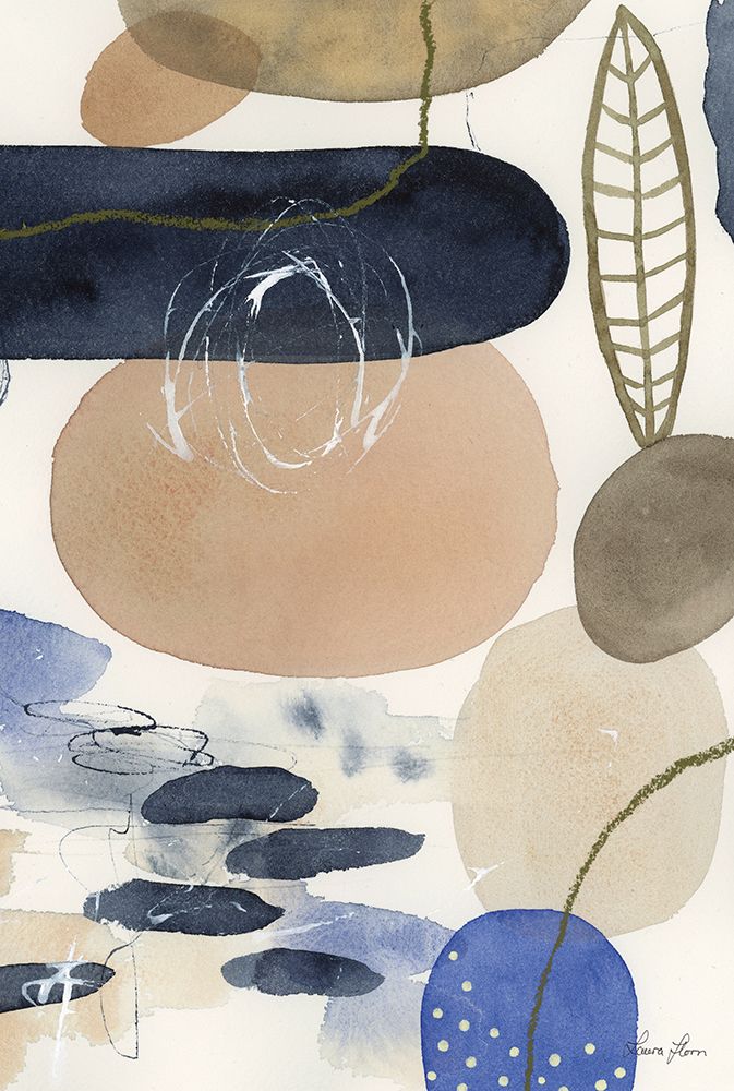 Leaves and Stones IV art print by Laura Horn for $57.95 CAD