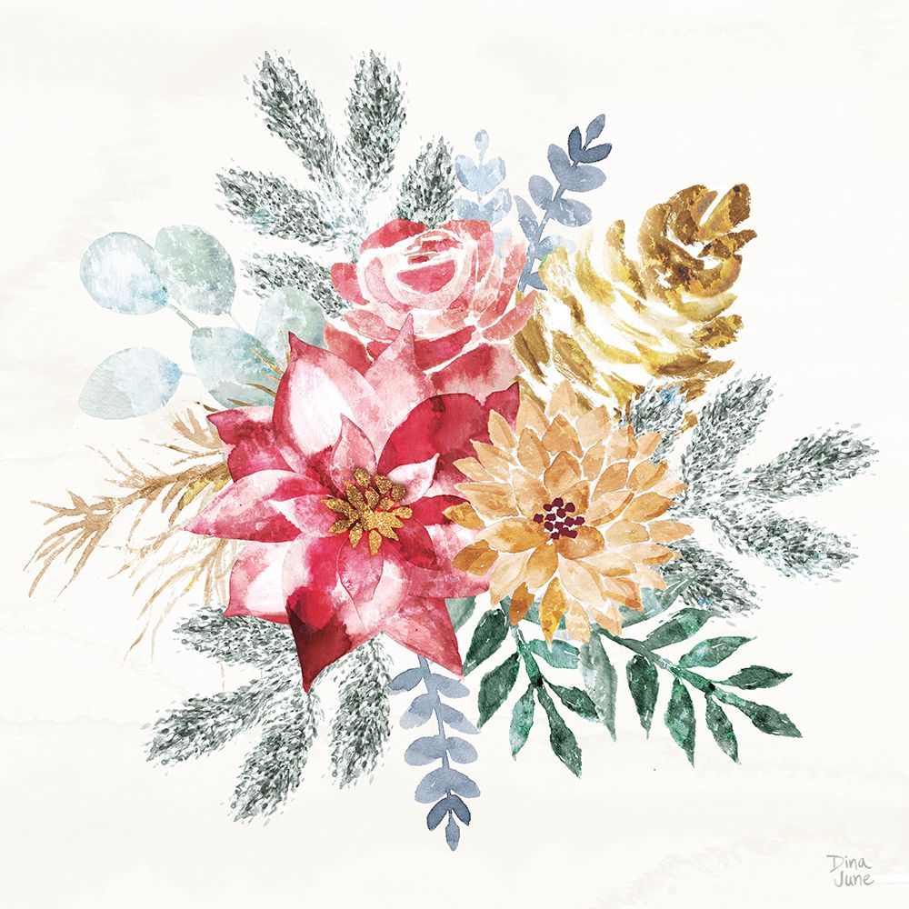 Holiday Sparkle II art print by Dina June for $57.95 CAD