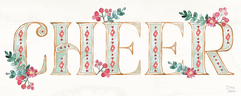 Holiday Sparkle IV art print by Dina June for $57.95 CAD