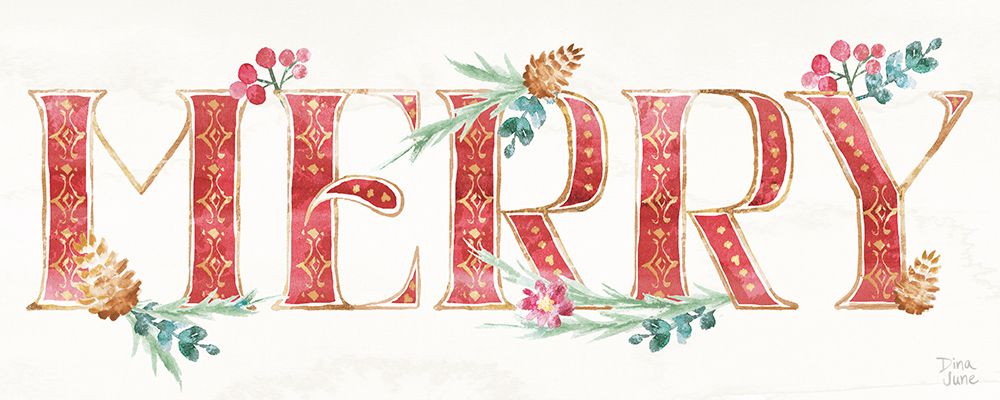 Holiday Sparkle V art print by Dina June for $57.95 CAD