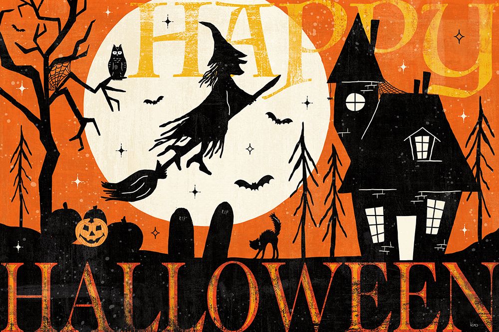 Halloween is Calling I art print by Veronique Charron for $57.95 CAD