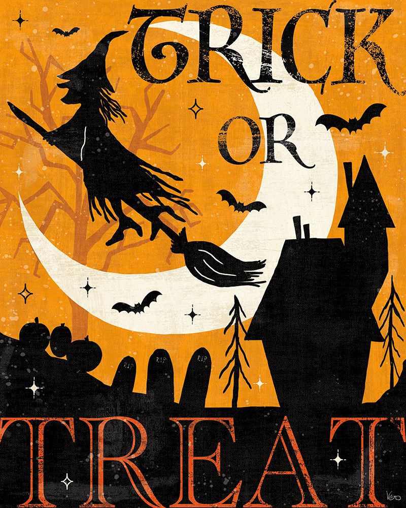 Halloween is Calling II art print by Veronique Charron for $57.95 CAD