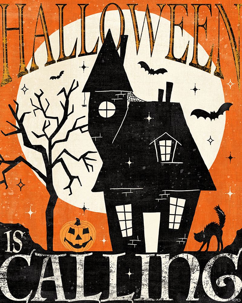 Halloween is Calling III art print by Veronique Charron for $57.95 CAD