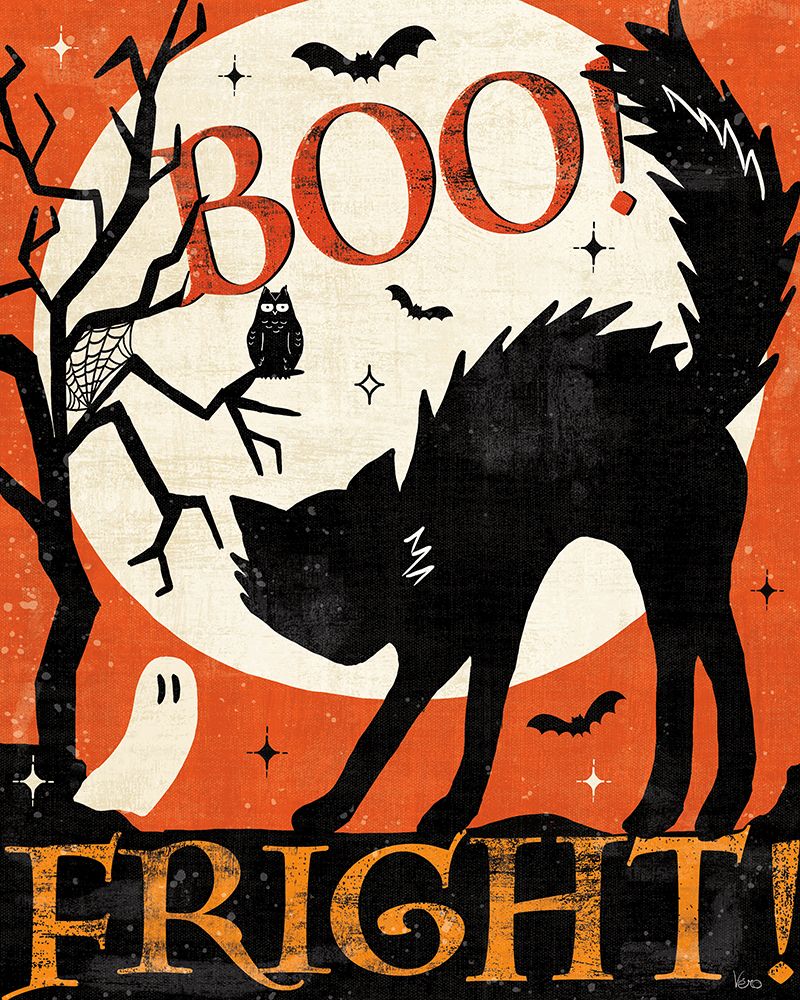 Halloween is Calling V art print by Veronique Charron for $57.95 CAD