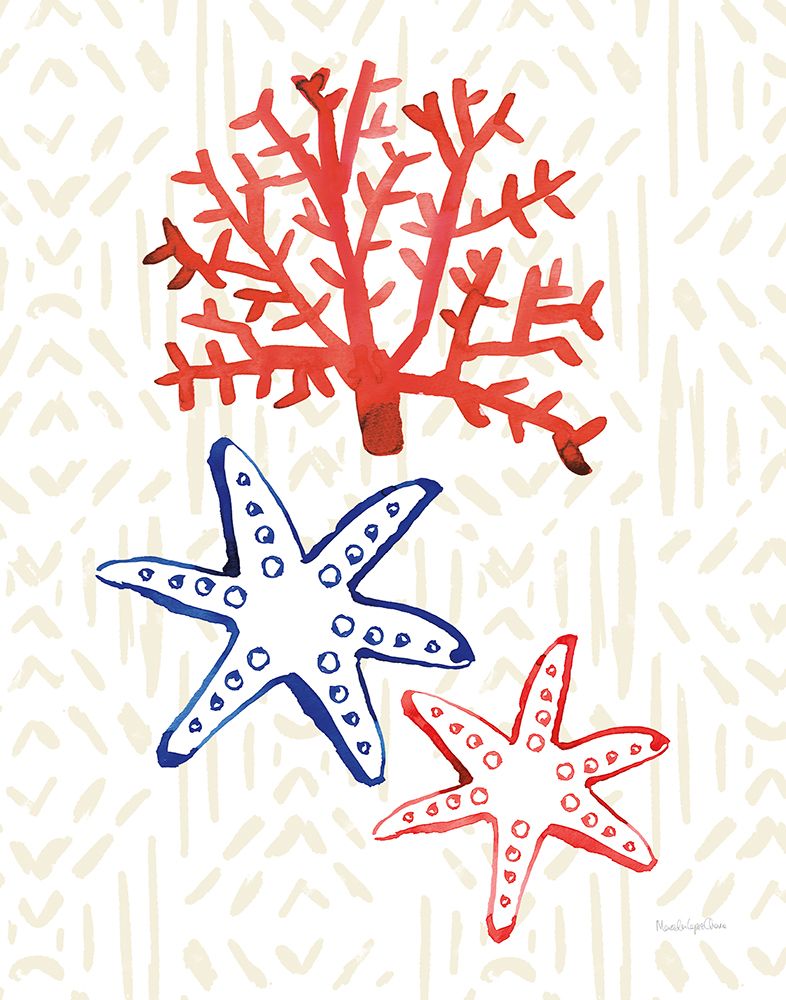 Salty Waves II art print by Mercedes Lopez Charro for $57.95 CAD