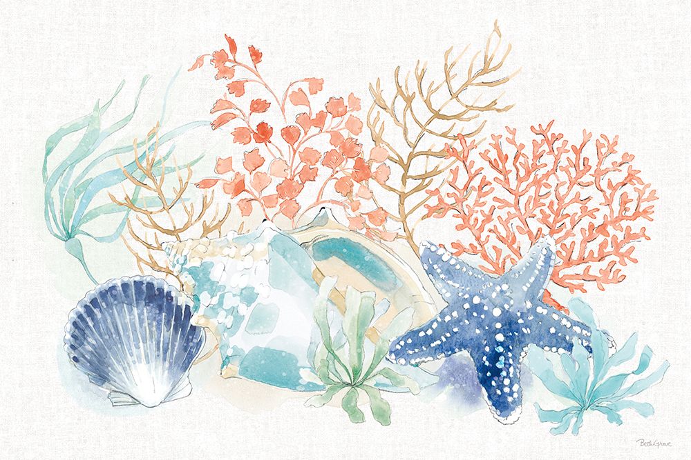 Seaside I art print by Beth Grove for $57.95 CAD