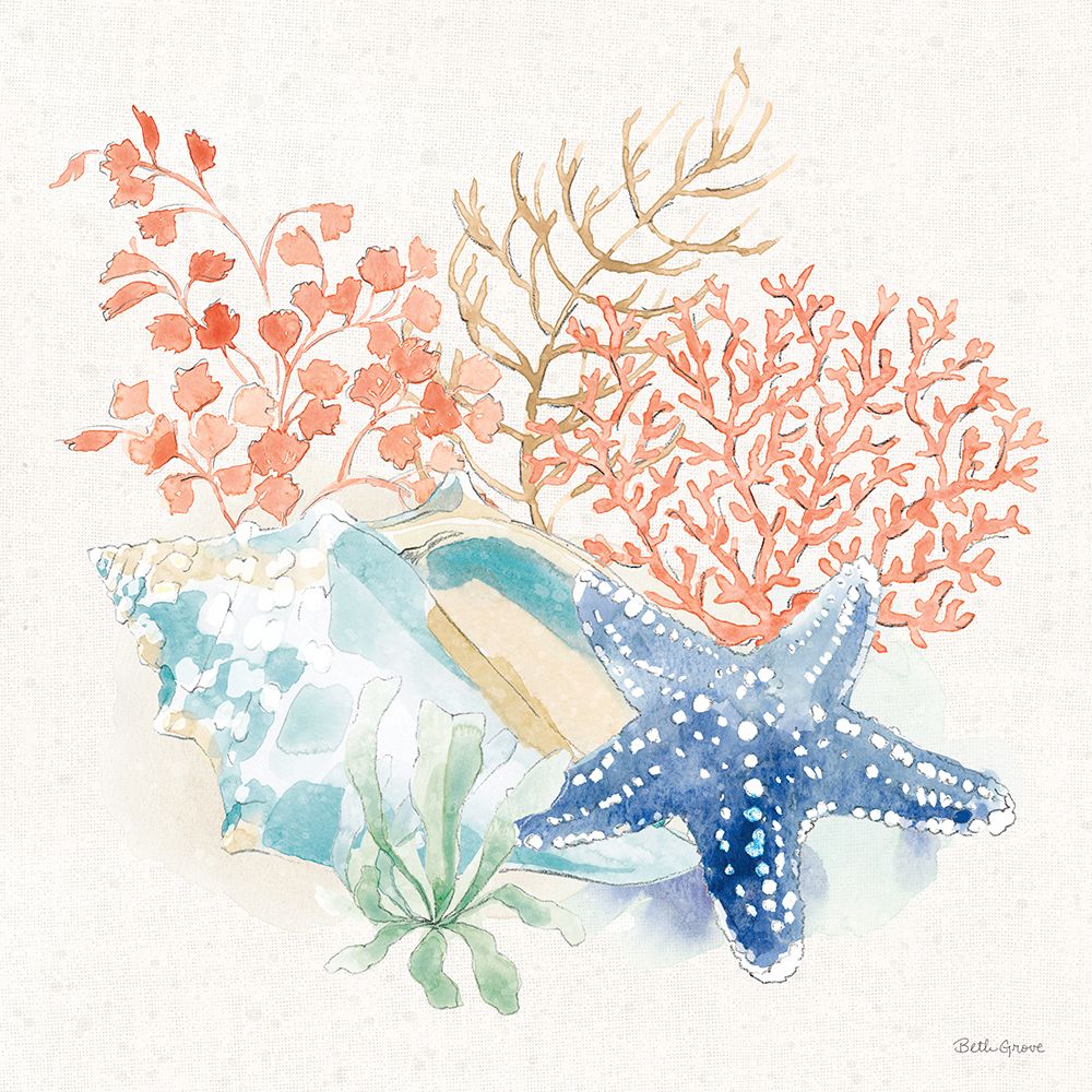 Seaside III art print by Beth Grove for $57.95 CAD