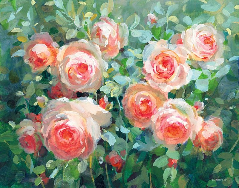 English Roses art print by Danhui Nai for $57.95 CAD
