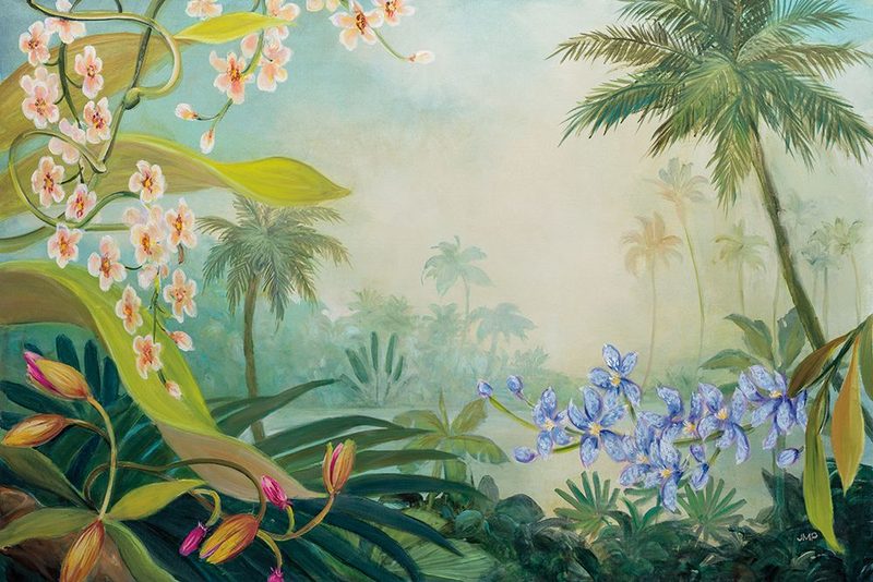 Orchids by the River art print by Julia Purinton for $57.95 CAD