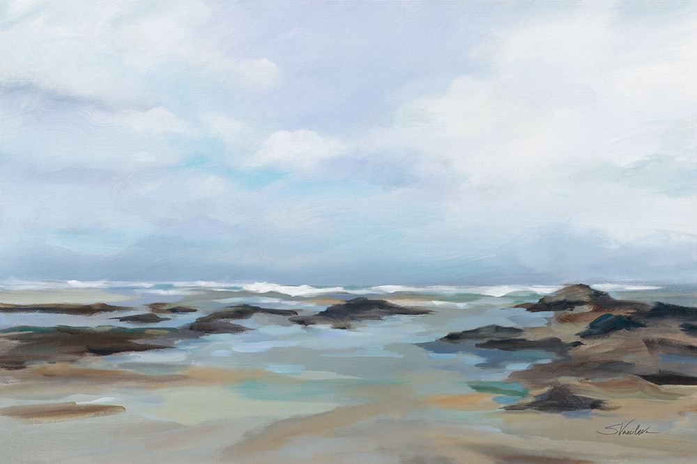 Morning Beach art print by Silvia Vassileva for $57.95 CAD
