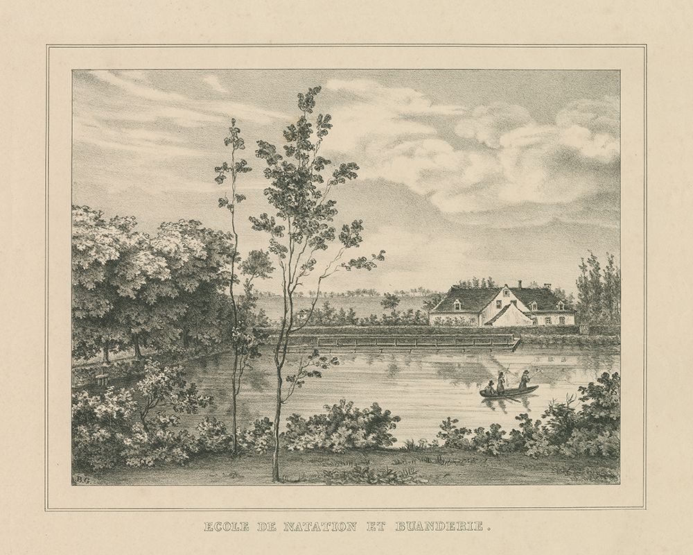 French Park Etching I art print by Wild Apple Portfolio for $57.95 CAD