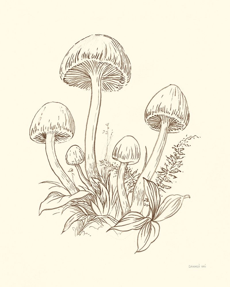 Nature Sketchebook IX Brown art print by Danhui Nai for $57.95 CAD