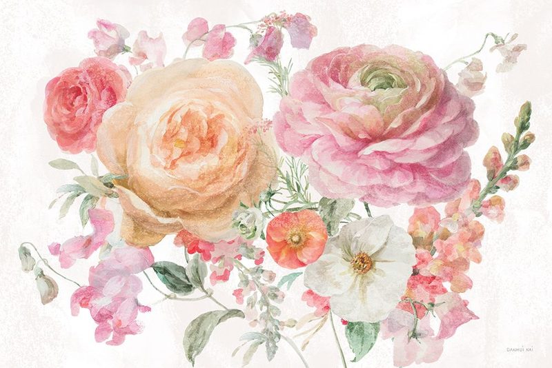 Sorbet Floret I art print by Danhui Nai for $57.95 CAD