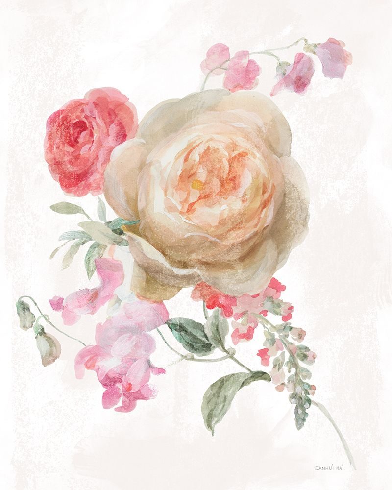 Sorbet Floret III art print by Danhui Nai for $57.95 CAD