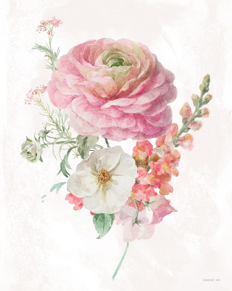 Sorbet Floret V art print by Danhui Nai for $57.95 CAD