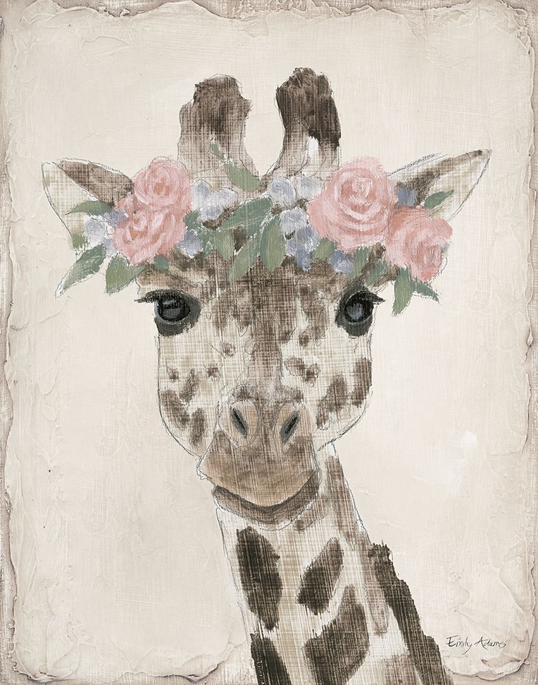 Flower Friends II Neutral art print by Emily Adams for $57.95 CAD