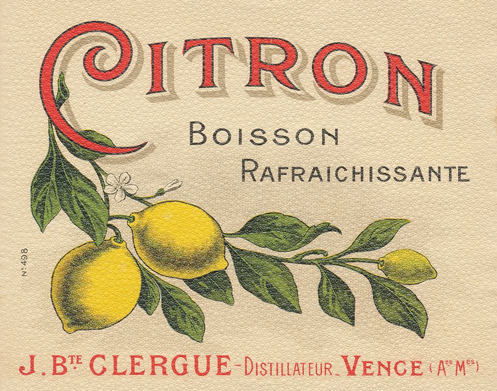 Lemon Label art print by Wild Apple Portfolio for $57.95 CAD