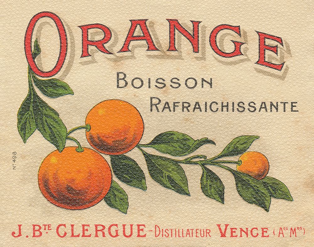 Orange Label art print by Wild Apple Portfolio for $57.95 CAD