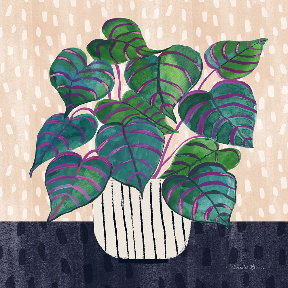 Potted Jewels I Abstract art print by Farida Zaman for $57.95 CAD